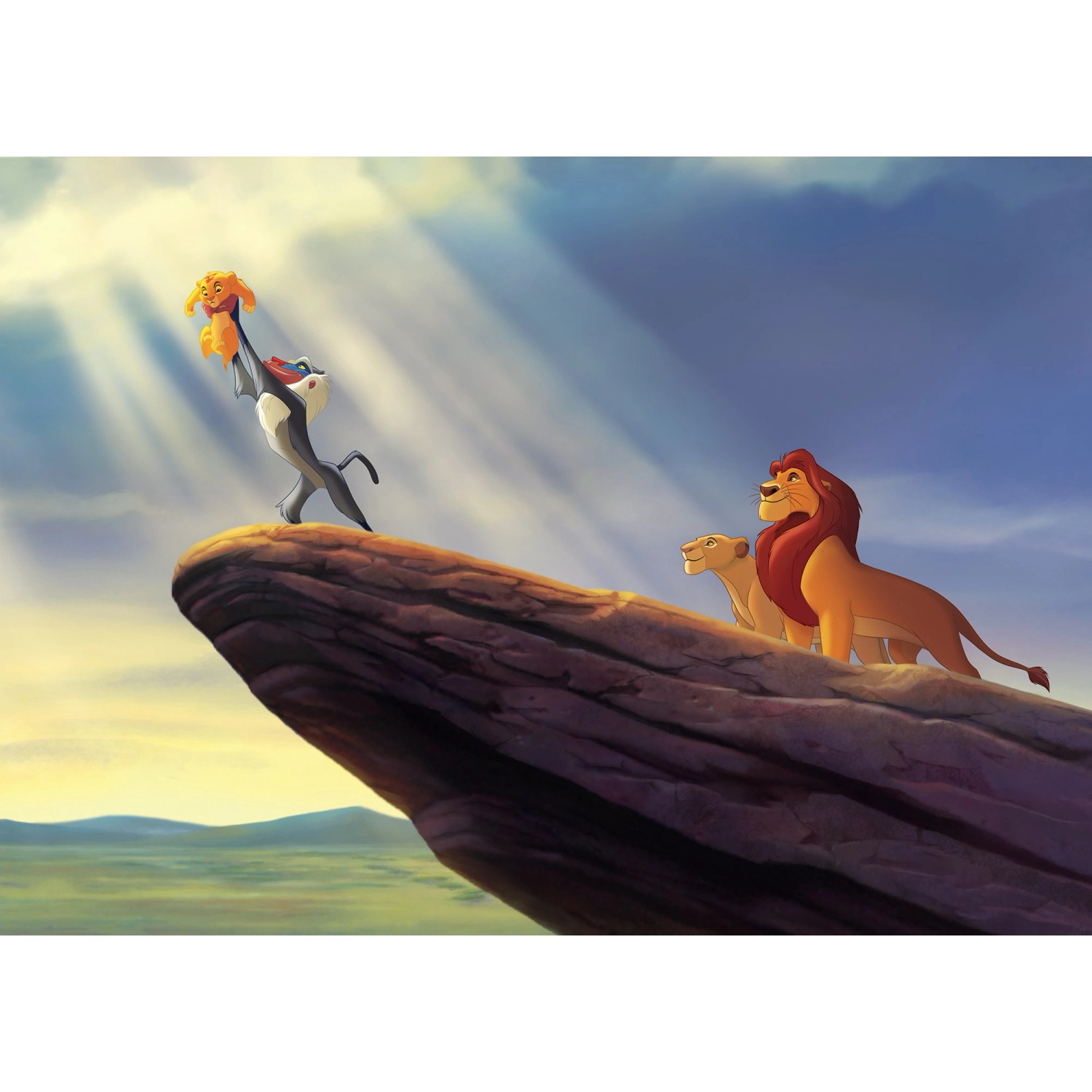 Komar Vlies Fototapete Disney The Lion King The New King Bunt günstig online kaufen