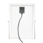 Rückseite des LUXULA LED Solarstrahlers mit Solarpanel und Kabel.