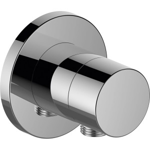 Keuco IXMO Pure 2-Wege Umstellventil, rund, Chrom, mit Schlauchanschluss.