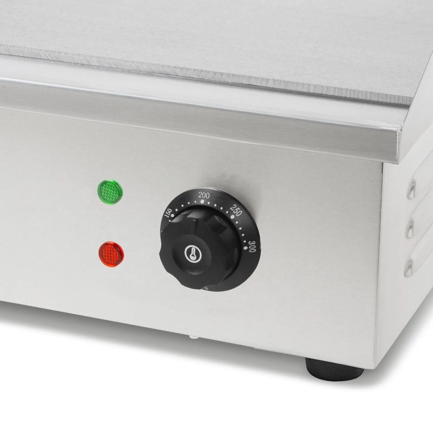 VERTES Elektro Grillplatte 3000 W Plancha Edelstahl Glatt 55 x 35 cm 50 bis 300 °C_6