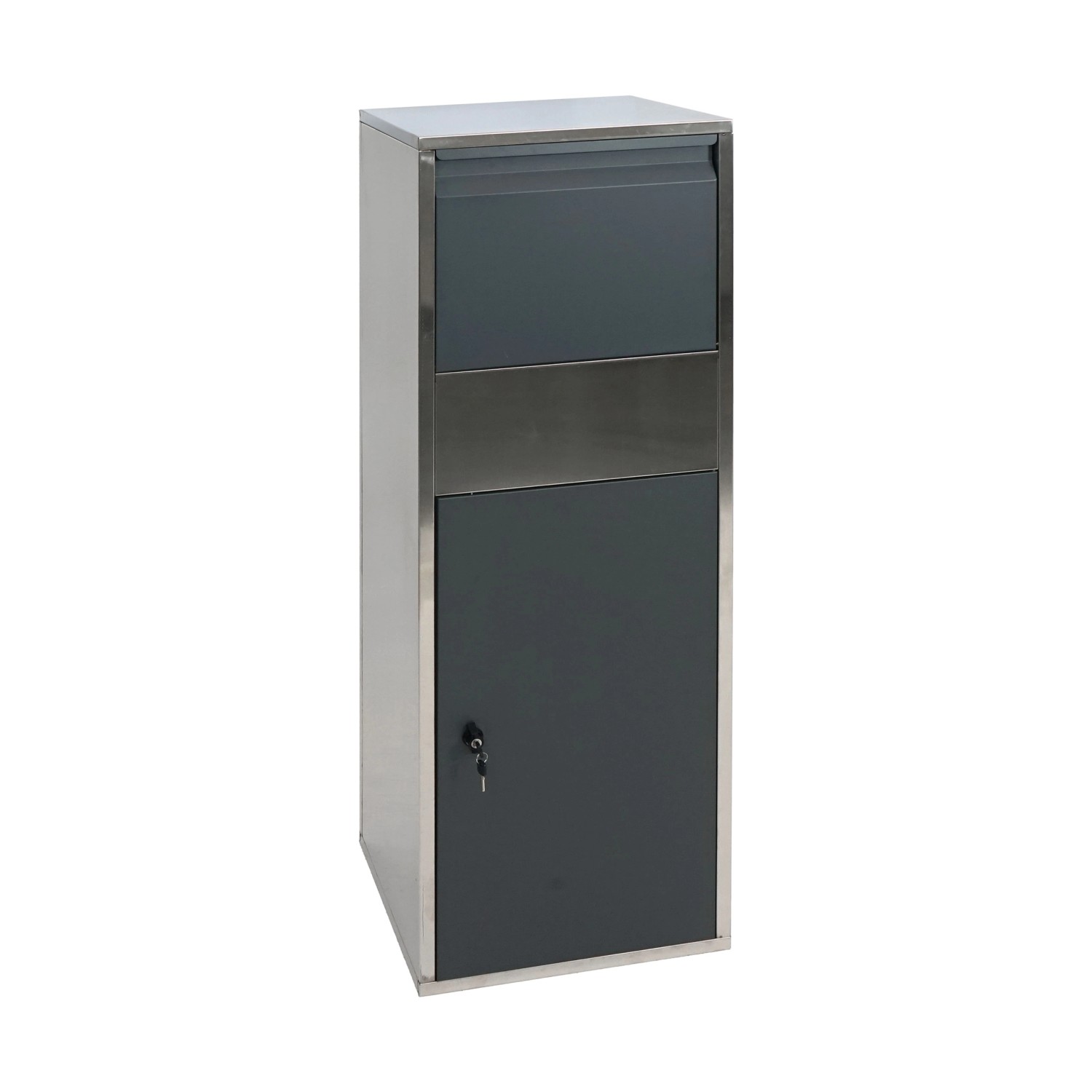 PROREGAL Paketkasten HxBxT 140x46x45cm Paketbox Standbriefkasten Paketbrief günstig online kaufen