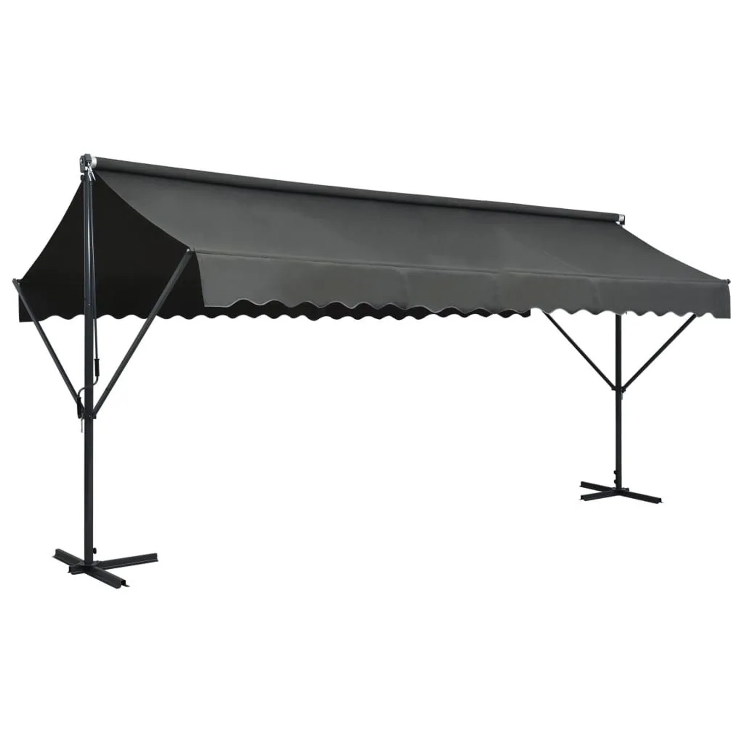 vidaXL Freistehende Markise 500x300 cm Anthrazit 145887