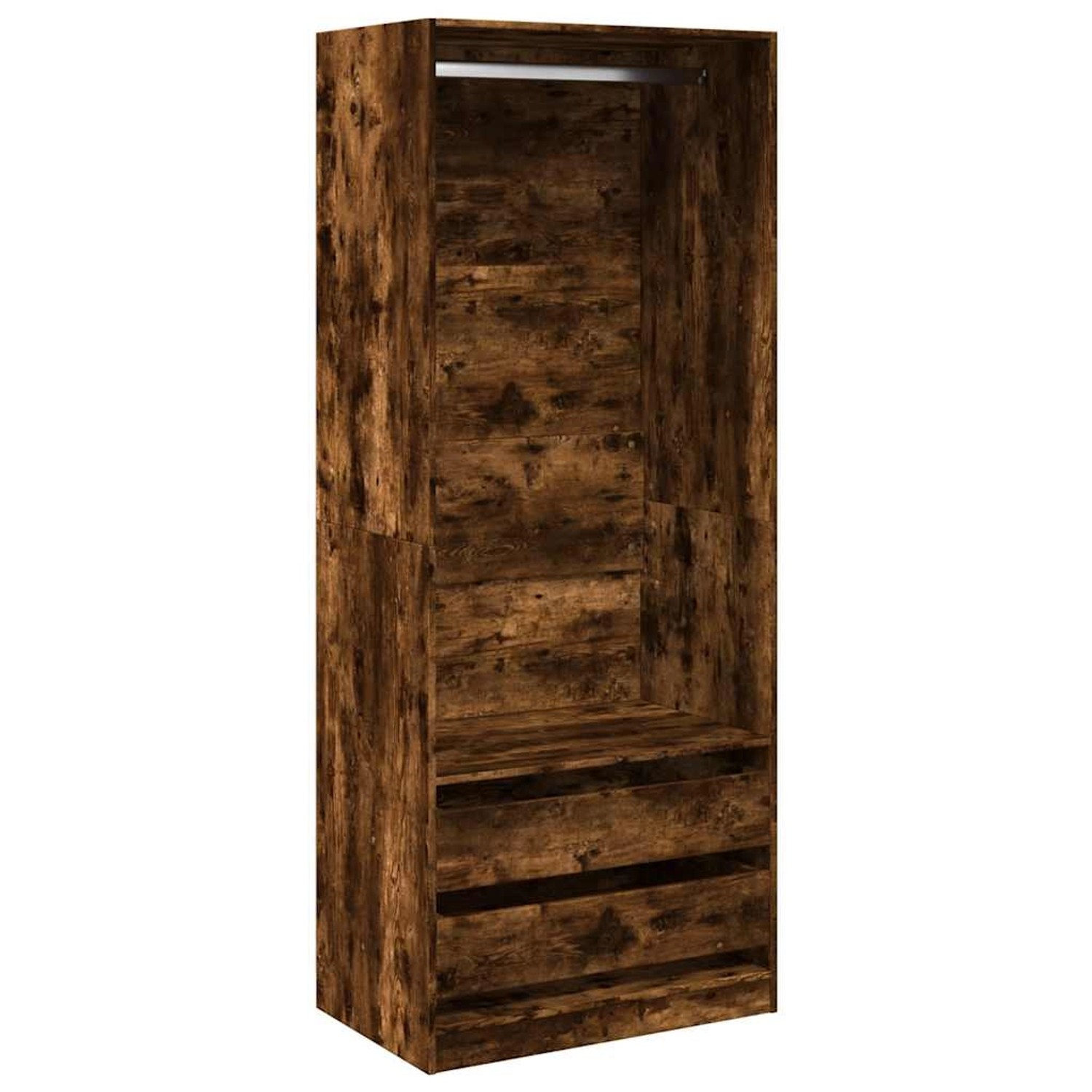 vidaXL Kleiderschrank Räuchereiche 80x50x200 cm Holzwerkstoffs 3307751 günstig online kaufen