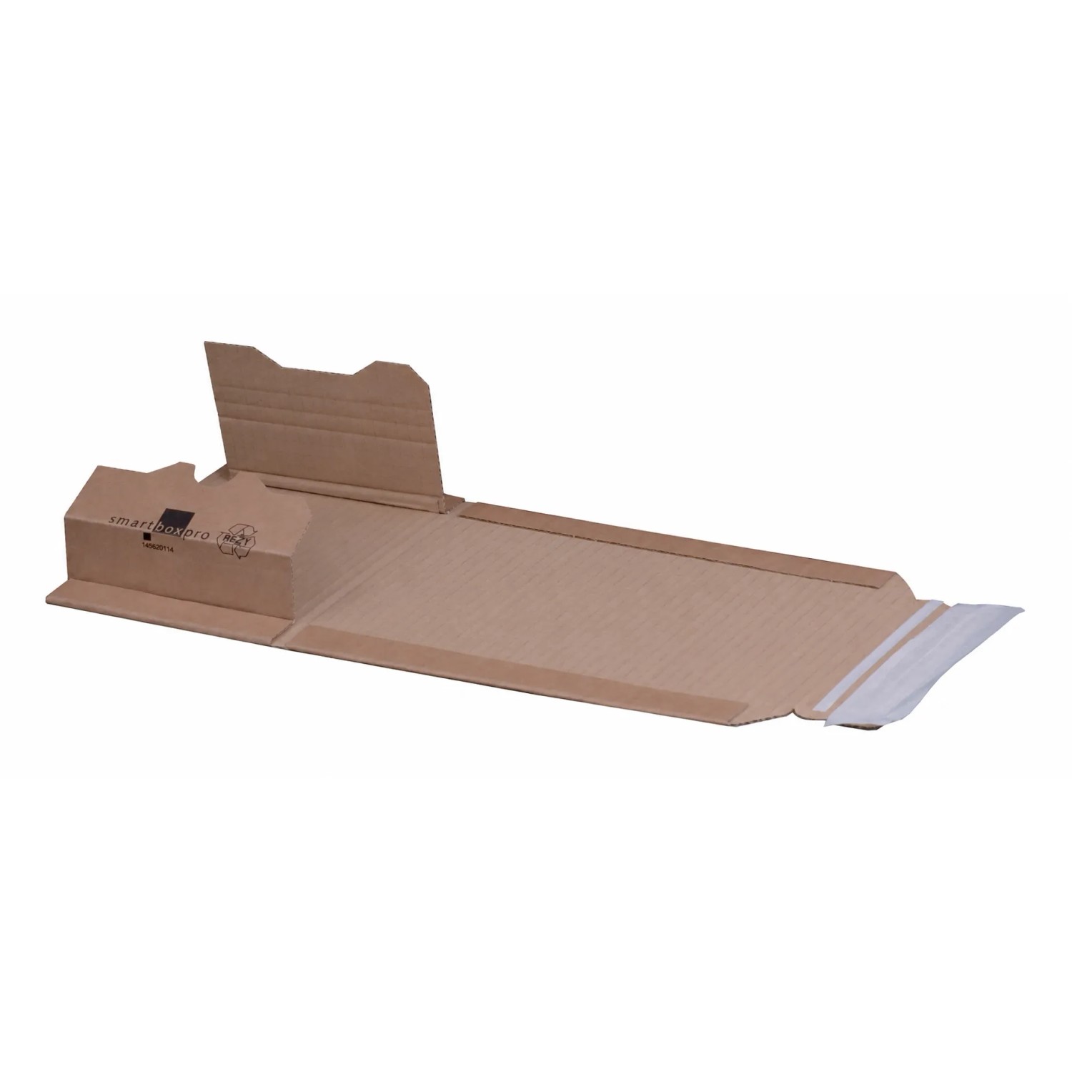 PROREGAL Mega Deal 25x Universalverpackung CD LxBxH 150x133x54mm mit Selbstklebeverschluss & Aufreißfaden Variable Höhe Braun Wickelverpackung