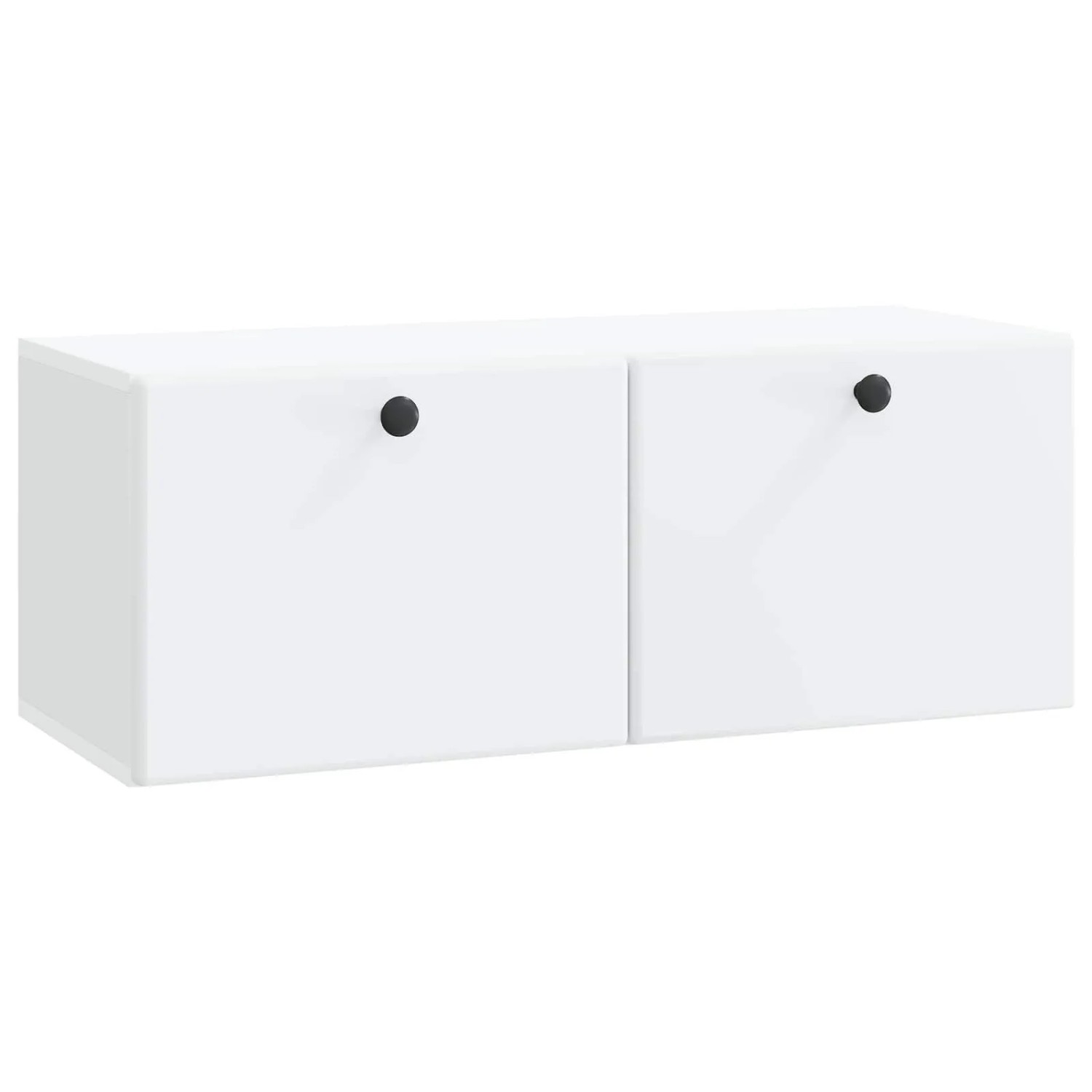 vidaXL Wandmontierter TV-Schrank Weiß 78,5 x 31 x 30 cm Holzwerkstoff 899225