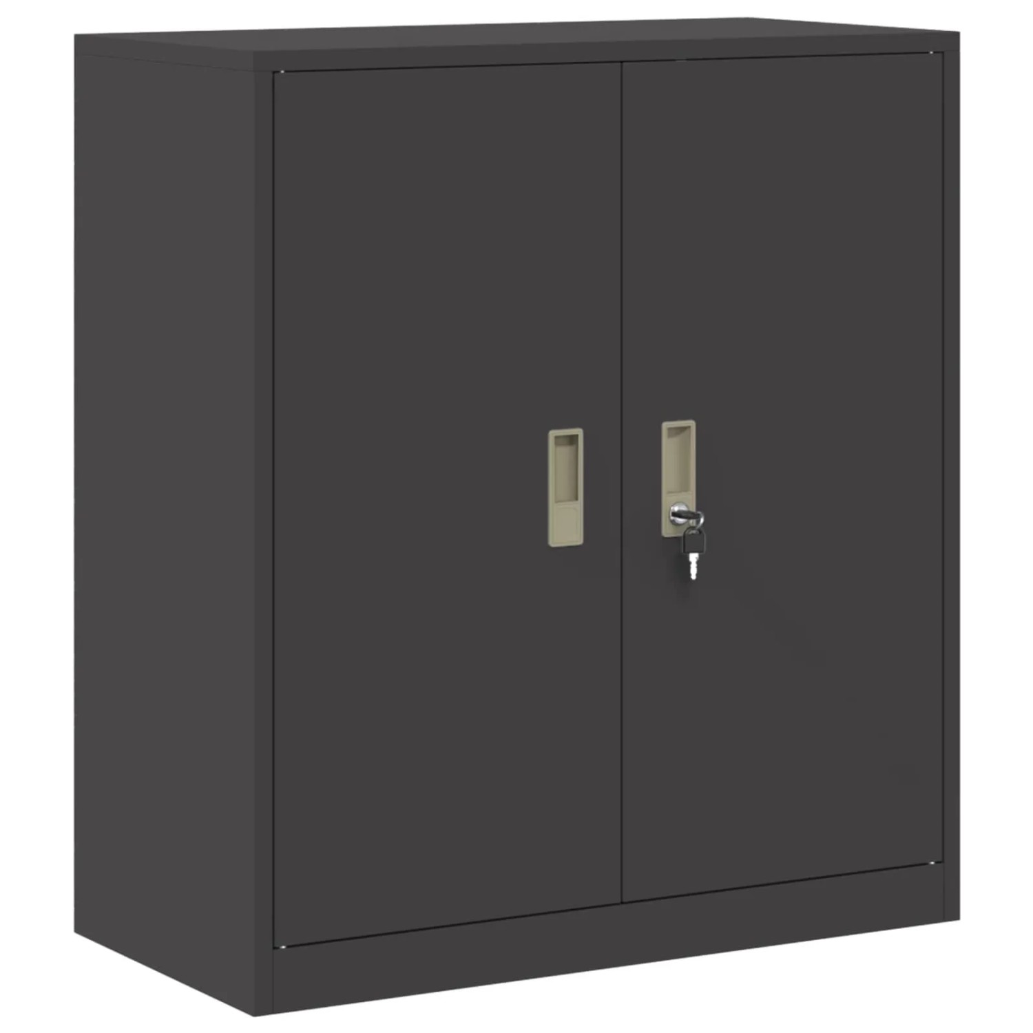 vidaXL Aufbewahrungsschrank Schwarz 80 x 40 x 90 cm Stahl 891682
