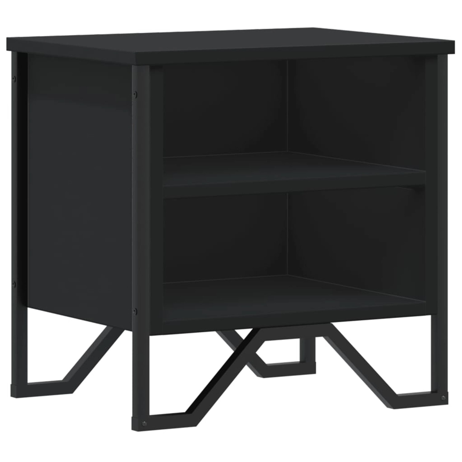 vidaXL Nachttisch Schwarz 40x30x40 cm Holzwerkstoff 848494 günstig online kaufen