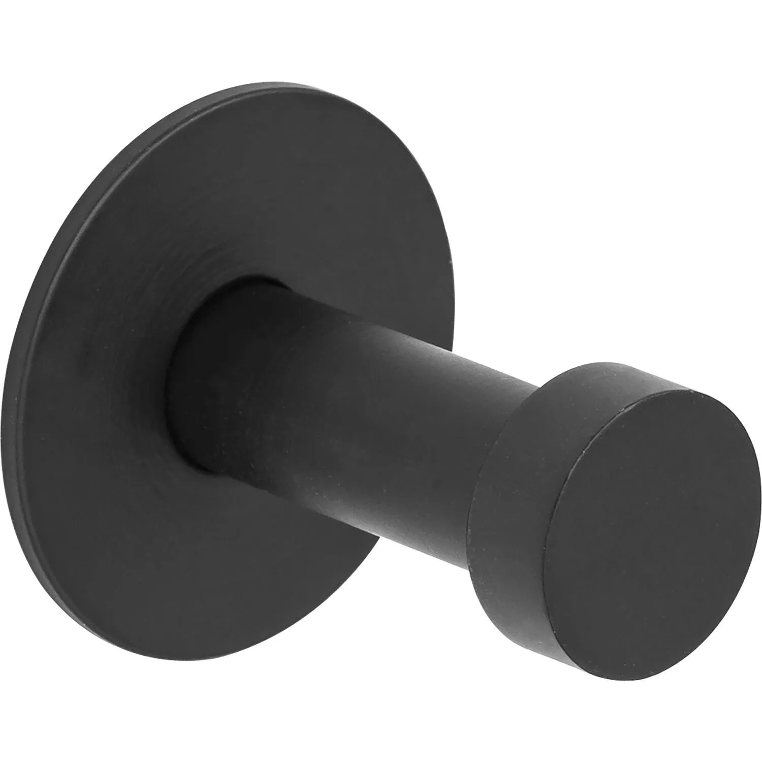 Alles im Griff Wandhaken Pirwa 1 Tiefe 32 mm Stahl Schwarz Matt