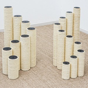 Mehrere eyepower Sisalstämme 30 cm als Ersatz für Kratzbäume, Zubehör für Katzen.