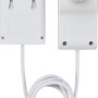 Energiekostenmessgerät mit Monitor, weiß, für Innenräume. Stromzähler zur Verbrauchskontrolle.