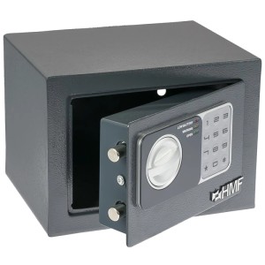 HMF 46126-11 Möbeltresor Elektronikschloss 23 x 17 x 17 cm Anthrazit