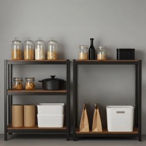 Relaxdays Schwerlastregal Stahl MDF Schwarz Braun 875 kg 150 cm x 75 cm x 30 cm 9,4 kg