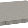 Graue Rechteck-Pflastersteine aus Beton, 20x10x8 cm, für Gartenwege und Einfahrten.