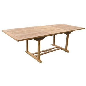 Lex Teak Tisch Gartentisch Garten Ausziehbar Esstisch Holztisch Rechteckig 240/180cm
