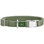 Lindgrünes Hunter Hundehalsband Inari Alu-Strong Gr. L mit robustem Alu-Verschluss.