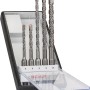 Bosch Hammerbohrer-Set Pro, 5-teilig, SDS-plus Aufnahme, für Beton und Mauerwerk.