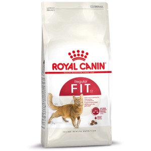 Royal Canin Fit 32 Trockenfutter für Katzen, 400g Packung.