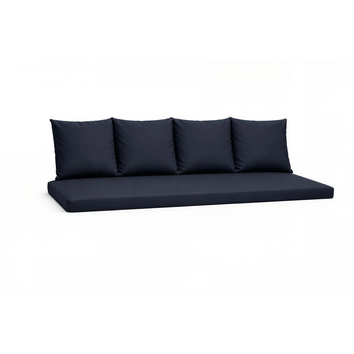 Setgarden Mix-Techno Gartenkissen Für Polyrattan Möbel 180×60×50 cm – Kissen Für 3 Sitzer Gartensofa 1tlg Marine