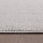 Detailansicht Ayyildiz Kurzflorteppich Loom 4300, silber, Ø 120 cm. Nahaufnahme der Teppichstruktur.