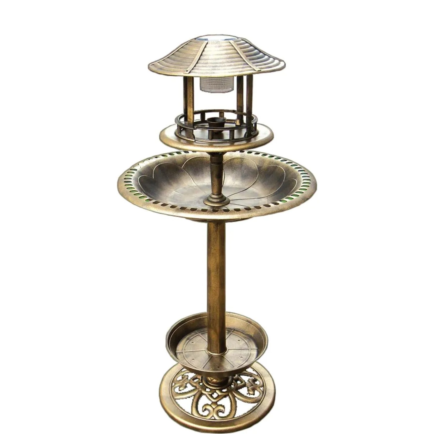 DELUKE Vogeltränke VOGLI Mit LED Kunststoff Mehrfarbig 105x50x50cm Dekoration Garten Terrasse