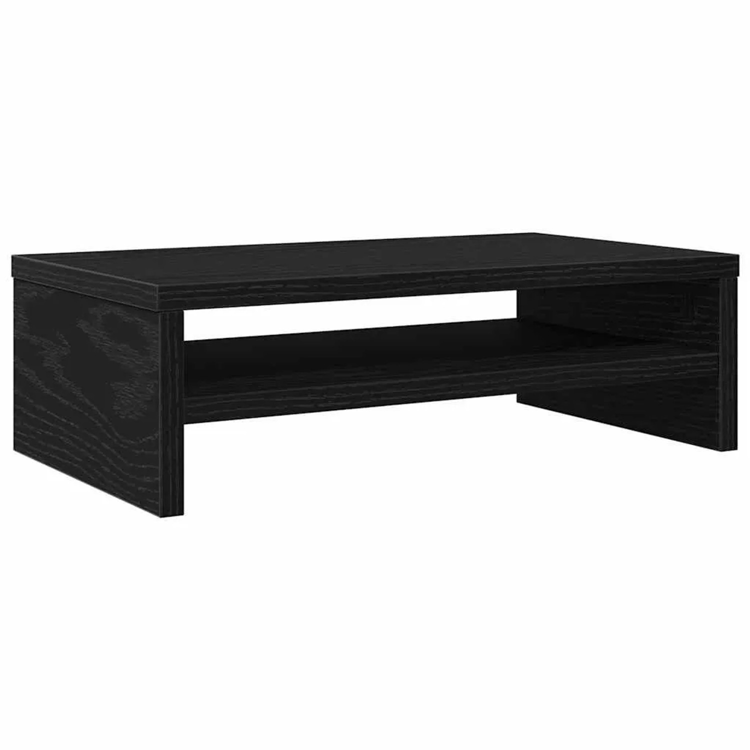 vidaXL Monitorständer Schwarze Eiche 42x24x13 cm Holzwerkstoff 862407