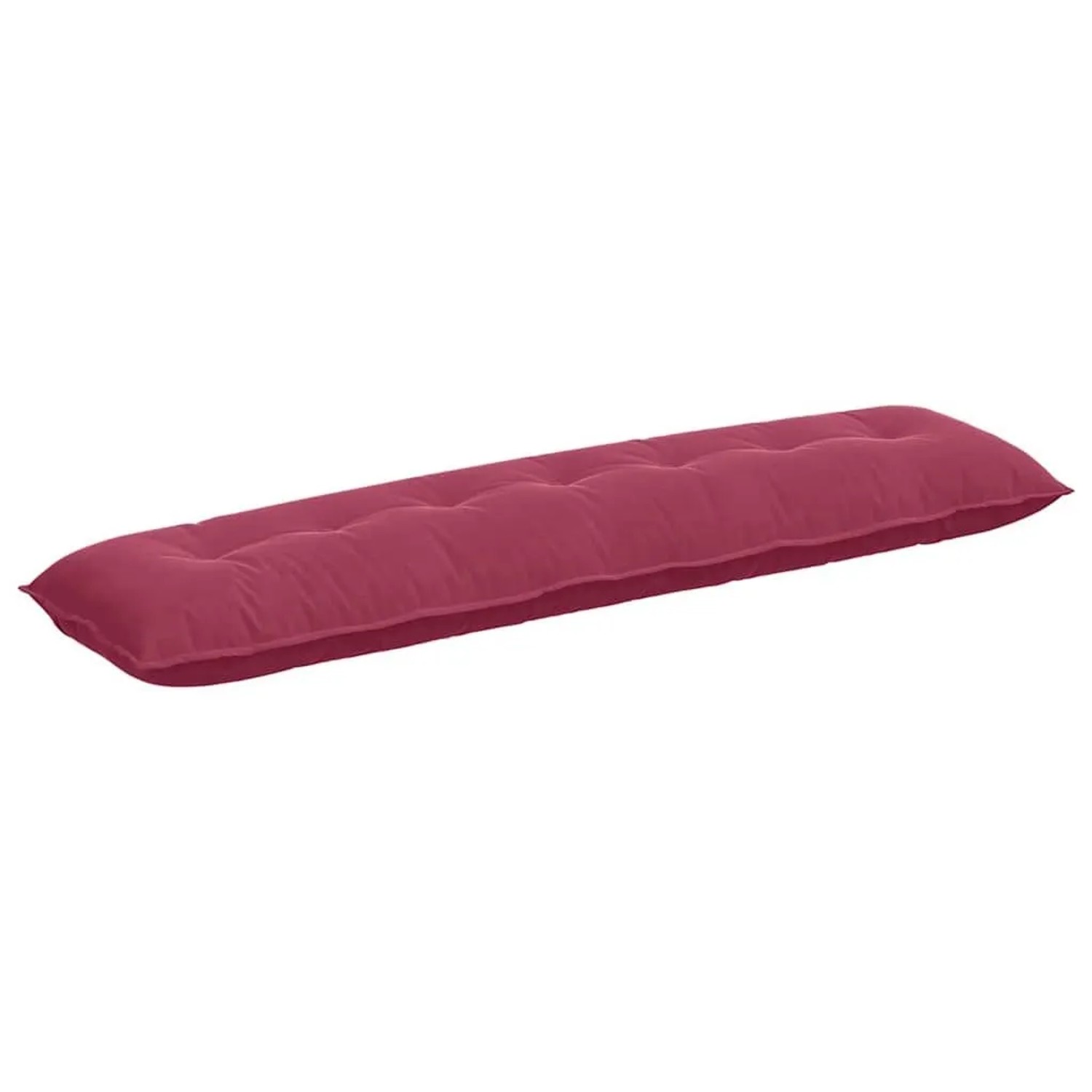vidaXL Rückenkissen Weinrot 200 x 50 cm Cordstoff 42014981