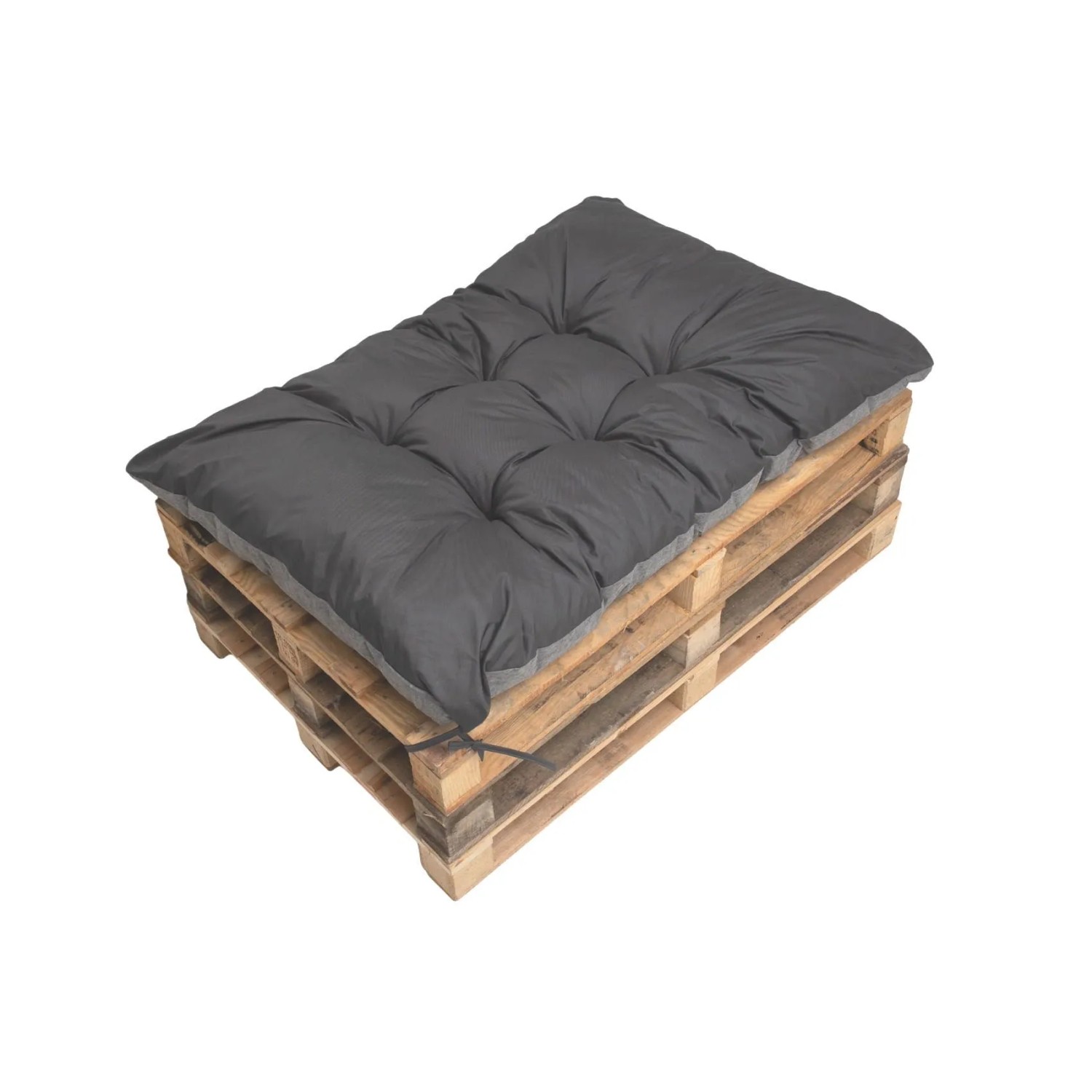 Setgarden Enkel one Palettenkissen 120x60 cm Sitzkissen 1tlg Anthrazit günstig online kaufen
