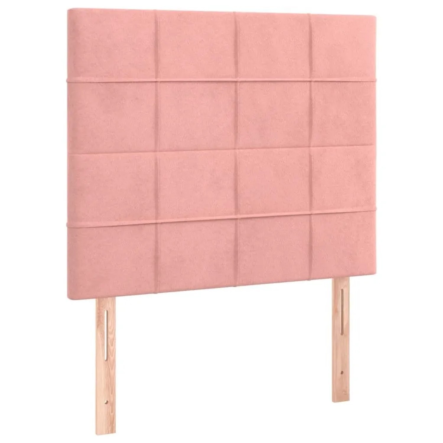 vidaXL Kopfteil Rosa 90x5x118/128 cm Samt 3116373