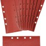 LUX Schleifstreifen Classic K80, 93x230mm, gelocht, für Schwingschleifer, 10 Stück