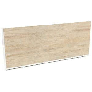 Westag Rückwand-System-Set in Travertin Beige (TV374 C) für Arbeitsplatten.