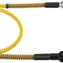 Proxxon Biegewelle Micromot 110/BF, Miniaturwerkzeug mit gelbem Kabel und Schnellspannfutter.