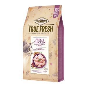Carnilove True Fresh Katzen-Trockenfutter Adult Huhn, 1,8kg Packung.