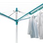 Leifheit Easy Clip Kleinteilehalter für Wäschespinnen, mit Hemden und Socken zum Einhängen.