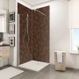 Schulte Duschrückwand ExpressPlus DecoDesign mit Rosteffekt in Dusche