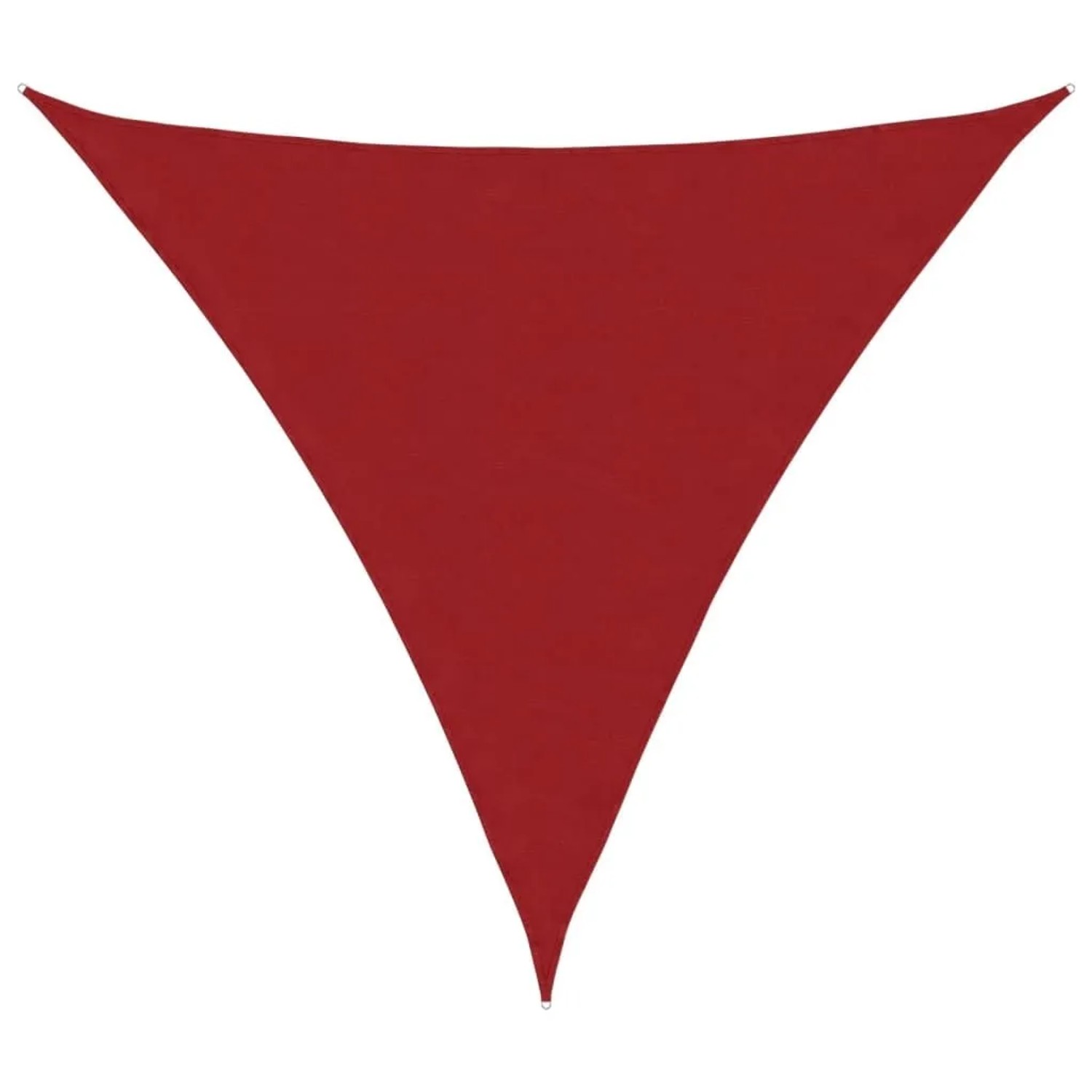 vidaXL Sonnensegel Oxford-Gewebe Dreieckig 4,5x4,5x4,5 m Rot 135673
