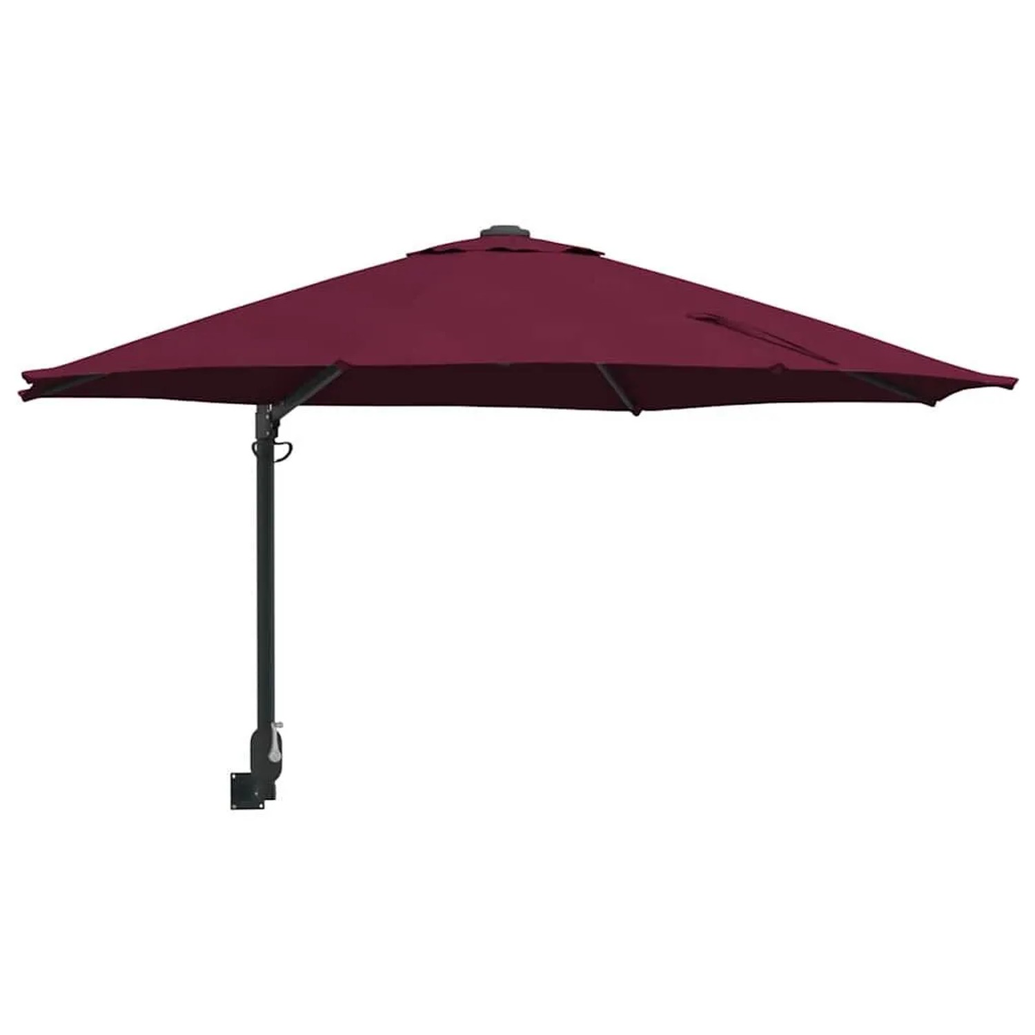vidaXL Gartenparasol Rot und Schwarz 248 x 248 x 148 cm 42003231 günstig online kaufen