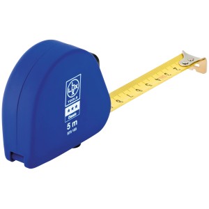 Blaues LUX Taschenbandmaß Classic mit 5 m Länge, aus der Kategorie Prüfwerkzeuge & Messwerkzeuge.