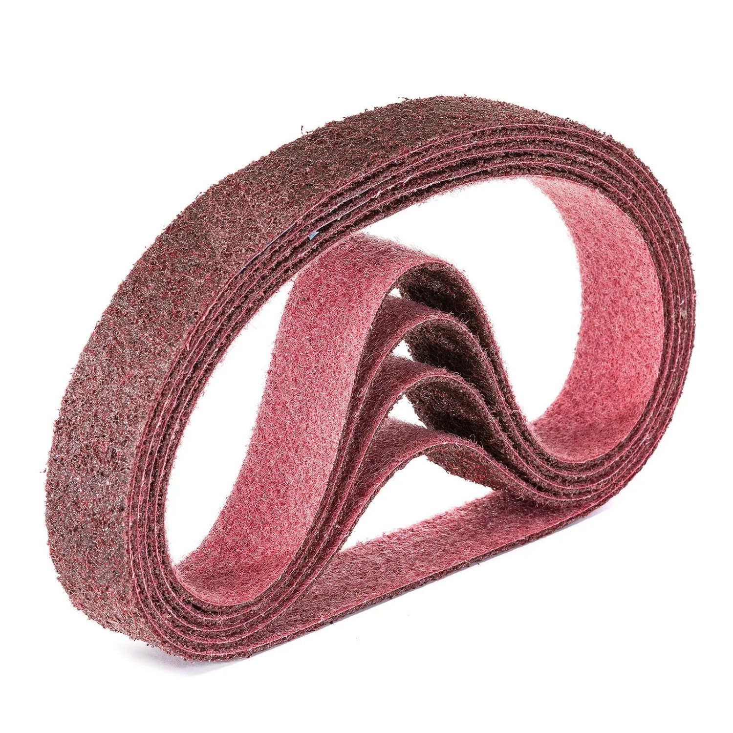 Score-Abrasives Gewebe Schleifband 30x533 mm Mittel in Rot 5 Stück