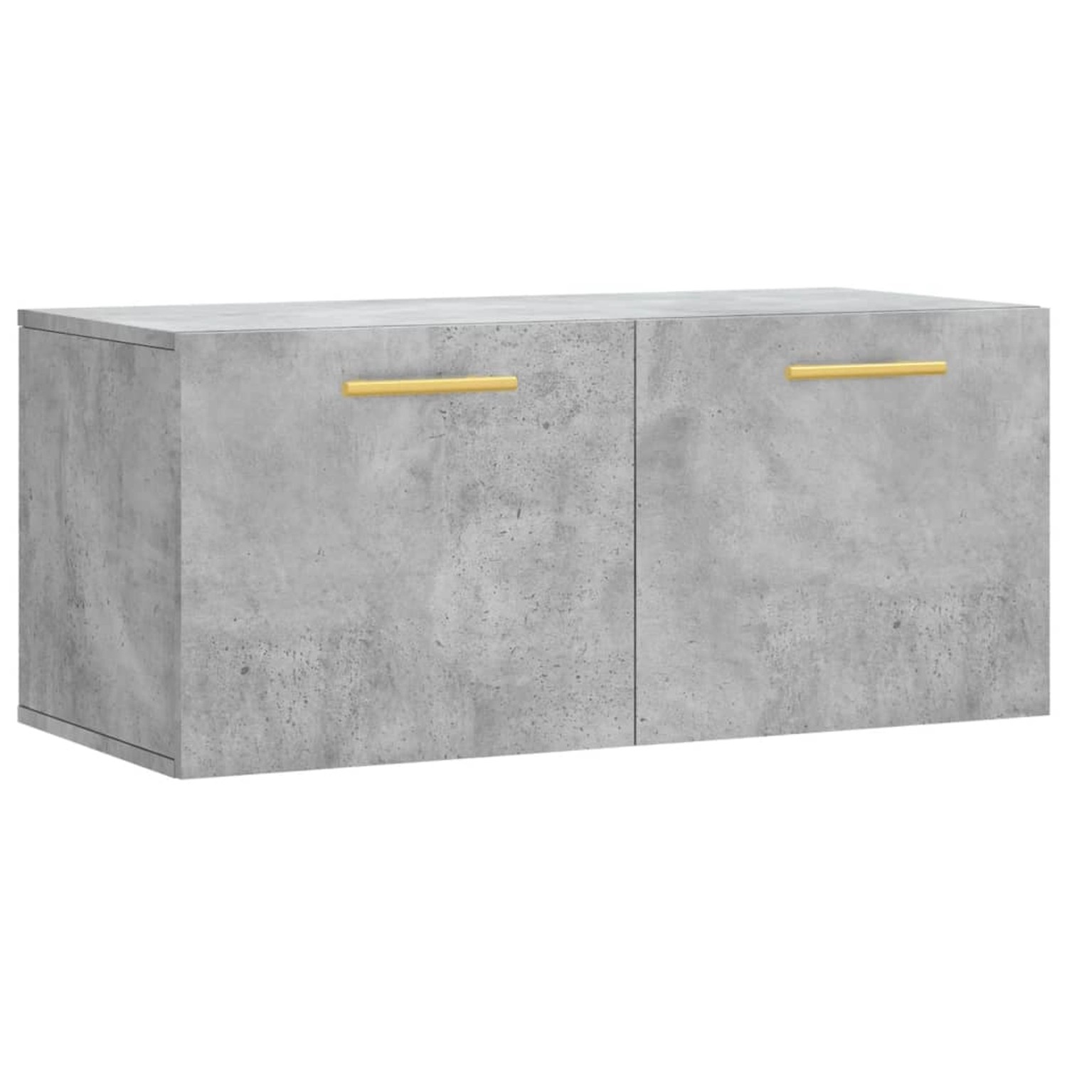 vidaXL Wandschrank Betongrau 80x36,5x35 cm Holzwerkstoff Modell 3 günstig online kaufen