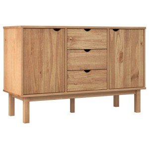 vidaXL Sideboard OTTA 113,5x43x73 cm Massivholz Kiefer 348591