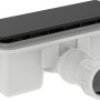 Ideal Standard Ablaufgarnitur Ultra Flat New, schwarz, für Dusch-Rinnenabläufe.