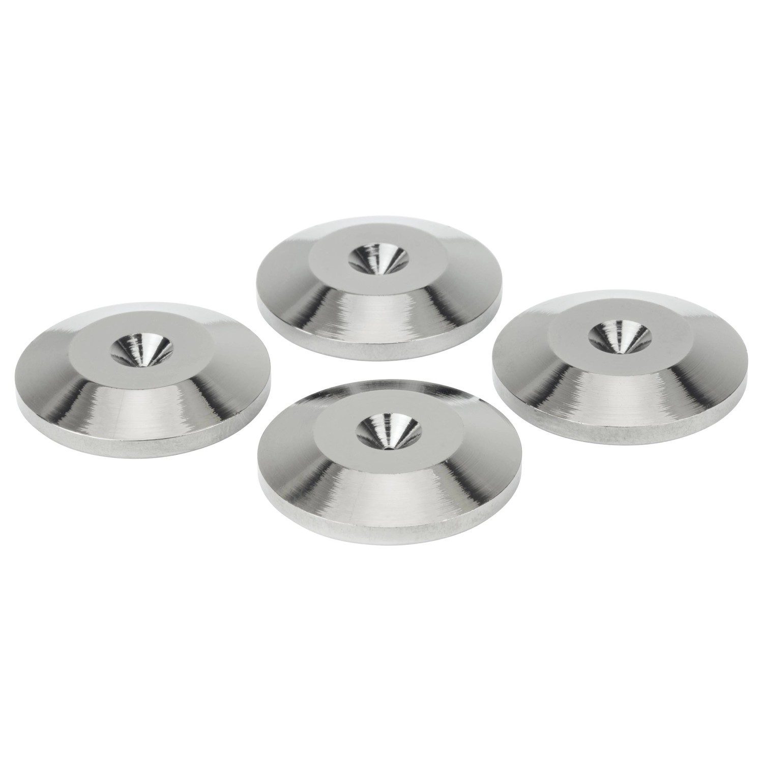 Dynavox Unterlegscheiben für Spikes 4er Set Silber