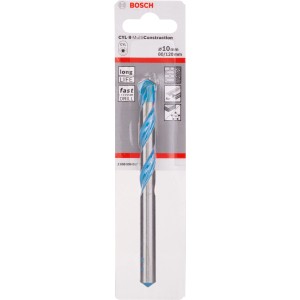 Bosch Universalbohrer CYL-9 Multi Construction, 10 mm, für Beton, Mauerwerk, Holz, Kunststoff und Metall.