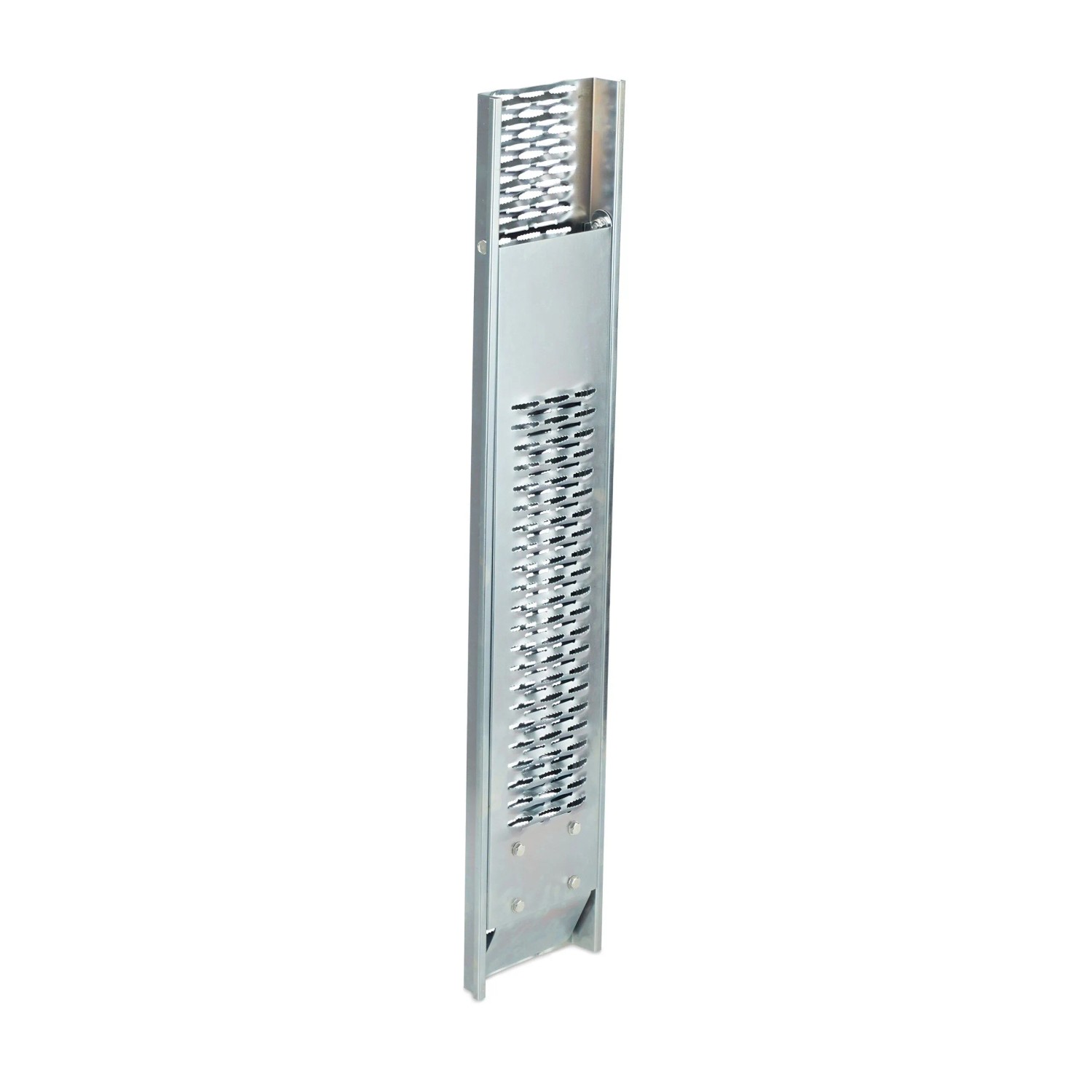 Relaxdays Auffahrrampe Motorrad Stahl Silber Klappbar Rutschfest 214 cm x 26 cm x 4,5 cm 9,5 kg