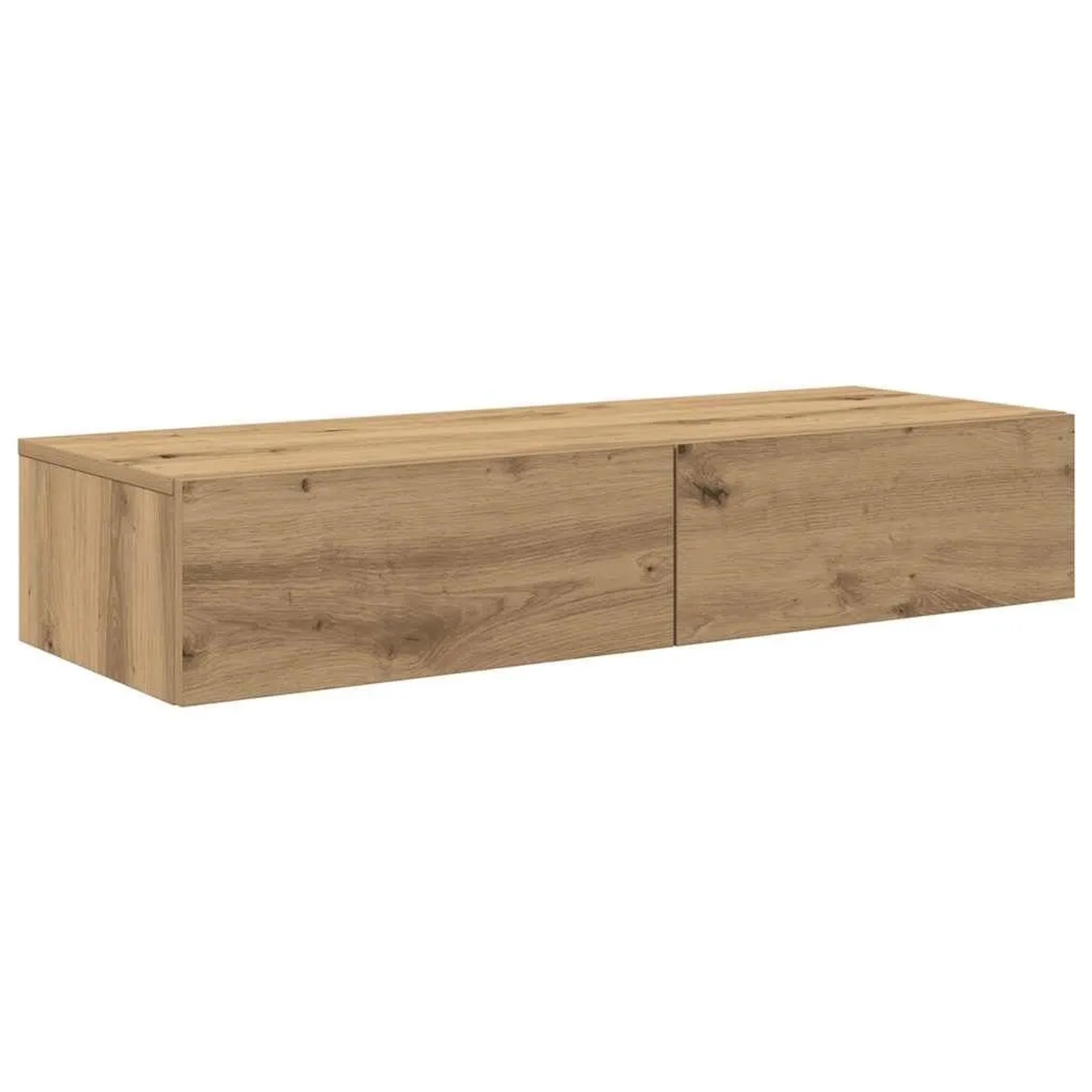 vidaXL Wandregal mit Schubladen Artisan-Eiche 100x36x19 cm 859994