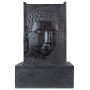 Intergarden Zimmerbrunnen: Buddha Wasserspiel mit LED Beleuchtung, 100cm hoch.