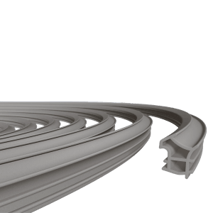 Graue Roro Universaldichtung AC 0500, 14,5 mm x 5 m, für Türen und Fenster.