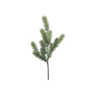 Deko-Tannenzweig 57 cm in sattem Grün mit realistischen Nadeln. Ideal für Weihnachtsdeko und festliche Kränze.