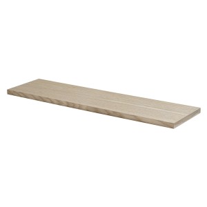 Dolle Holzregal Lite Nature, Eiche furniert, 80x20x2 cm. Regal für Wand oder Möbelbau.