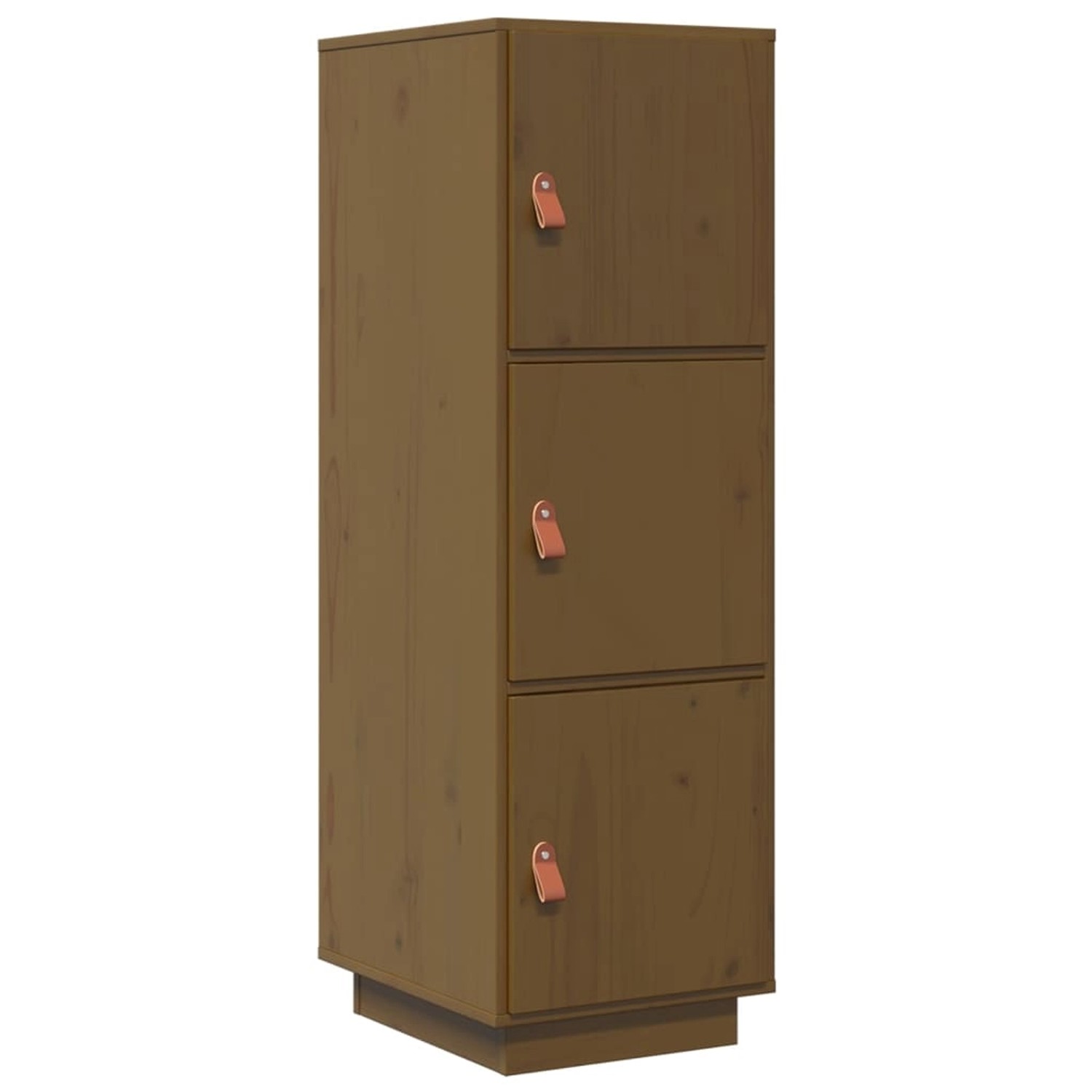 vidaXL Highboard Honigbraun 34x40x108,5 cm Massivholz Kiefer 820170 günstig online kaufen